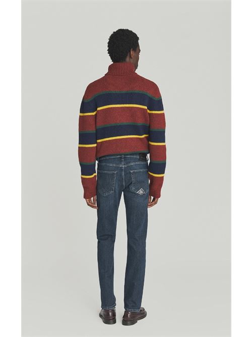 slub knit black denim ROY ROGER'S | 517FOXRUN